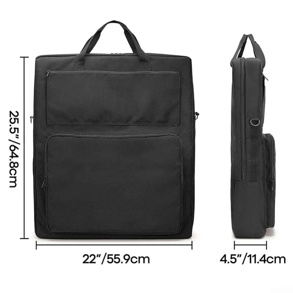 Tragbare Solarpanel-Tasche, Solarmodul-Aufbewahrungstasche mit Polsterung und Schultergurt, für SolarSaga 100W für Rockpals SP003 100W für Power 100W, Solarpanel-Tragetasche