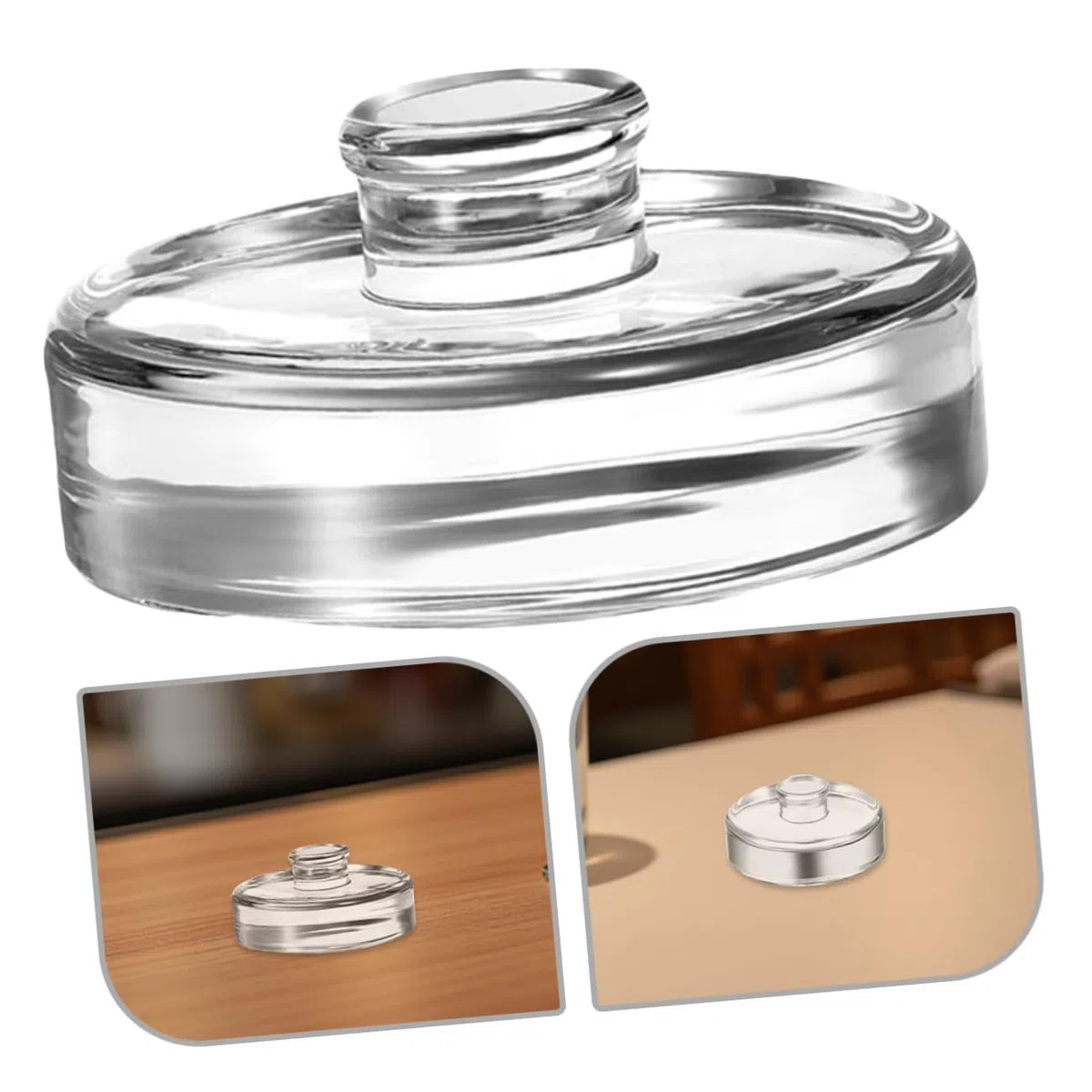 Cabilock 5 Gärgewichte aus Natron Glas für Weithals Einmachgläser Einlegegewichte zum Fermentieren von Sauerkraut Kimchi und Gurken Spülmaschinengeeignet Langlebig