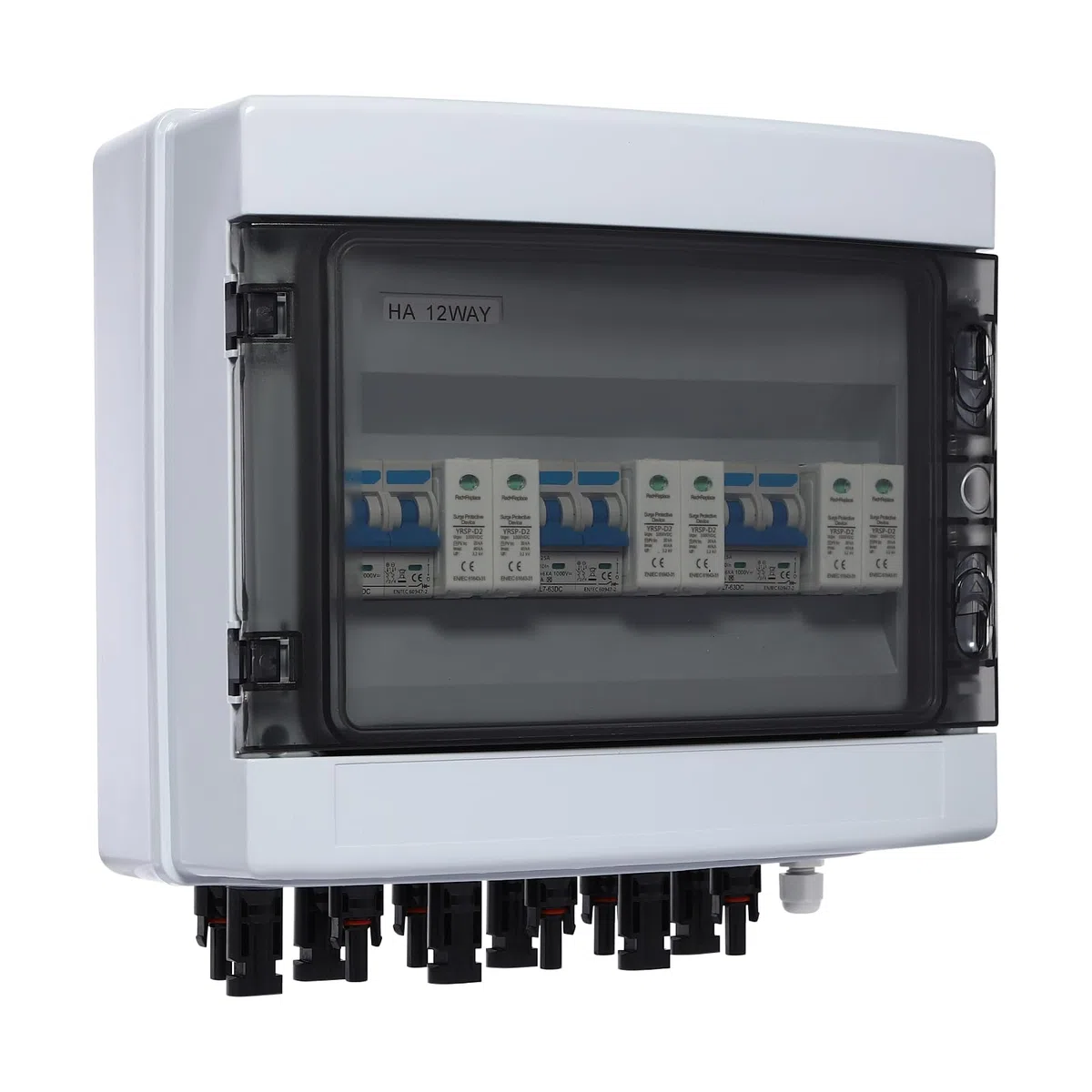 überspannungsschutz pv - 1000V, 25A, 3-String Solar PV Anschlusskasten, Solar-Kombinator-Box IP65 Leistungsstarke Funktionen für On-/Off-Grid-Solarpanelsystem