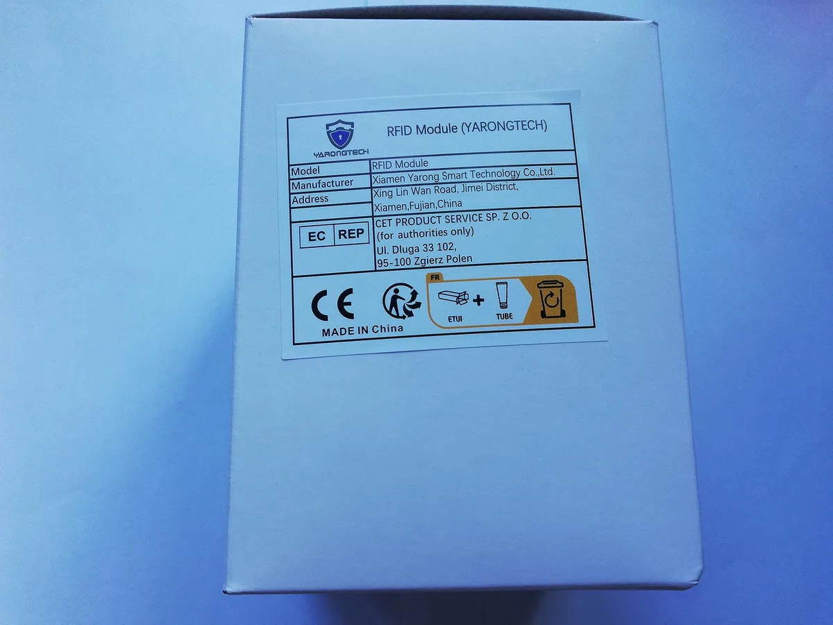 YARONGTECH DS1990A-F5 TM1990 Karte iButton Tag mit Wandmontage Halter Blau (100 Stück)