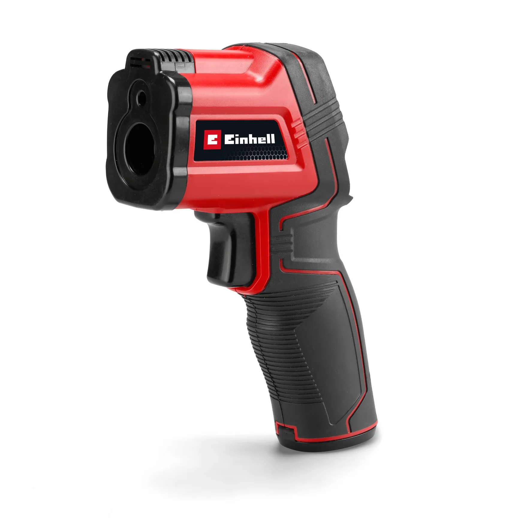 Einhell Infrarot-Thermometer TC-IT 550 (-50 bis +550 °C, 3 Emissionsgrade einstellbar, LCD-Display mit Hintergrundbeleuchtung, Messungen in °C und °F)