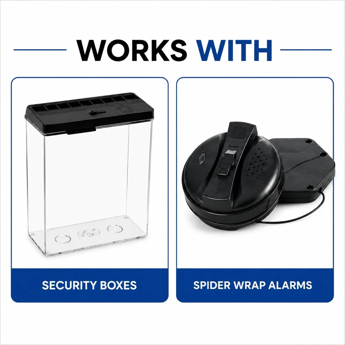 DLS Fortknox Magnetschlüssel für Sicherheitsboxen und Spinnenalarme Spider Wrap, Professionelles Diebstahlschutz Werkzeug für Einzelhandel – EAS Magnetic Detacher 1026-1803 141010 D807_B2