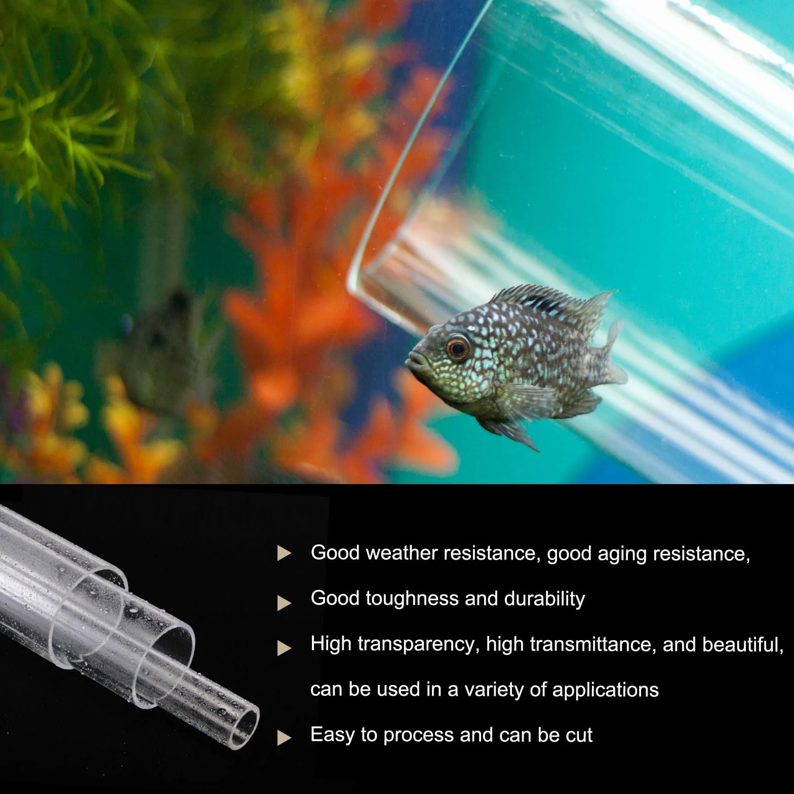 2 Stück Transparent Rohr, ID 125mm OD 130mm LÄNGE 150mm Acryl Kunststoffrohr für Lampenbau, Stehlampen, Möbel