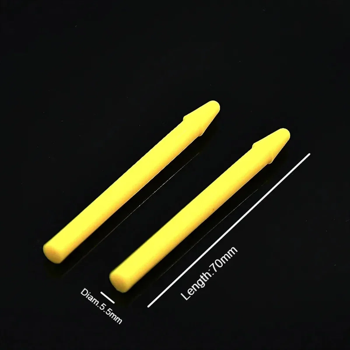 Generic Laborgeräte Polypropylen-Stößel, Kunststoff-Mahlstab, PP-Stab, untere Spitze for 1,5 ml Zentrifugenröhrchen, Durchm. 5,5 mm L 70 mm Kann autoklaviert Werden 50/PK