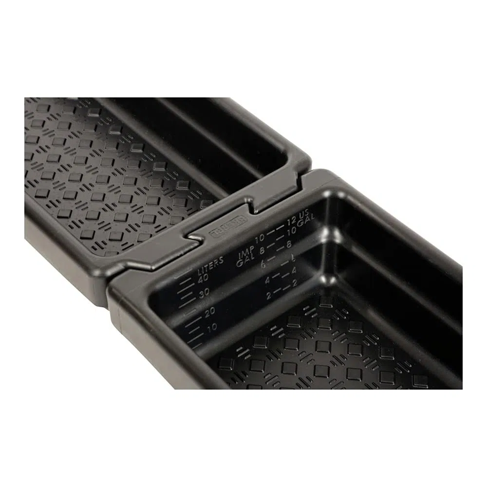 Kerbl 16610 SuperKombi Mini Klauenwanne, Schwarz, 120cm x 40cm x 18cm, 50L Volumen