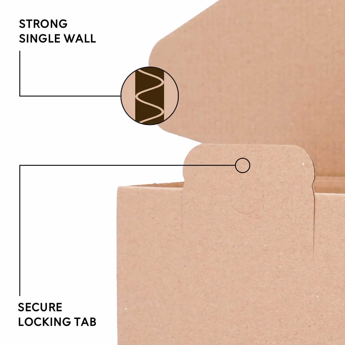 verpacking Faltschachteln 365 x 300 x 95 mm WP M Braun [Größe und Stückzahl wählbar] 1-wellig Versandkarton 50 Stück