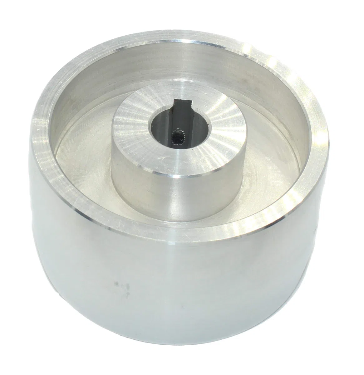Riemenschleifer-Antriebsrad CNC-bearbeitetes Riemenschleifer-Antriebsrad für Messerschleifer, 100 mm Durchmesser, 5.5 cm breit, 19 mm Bohrung, Nylon, Grob