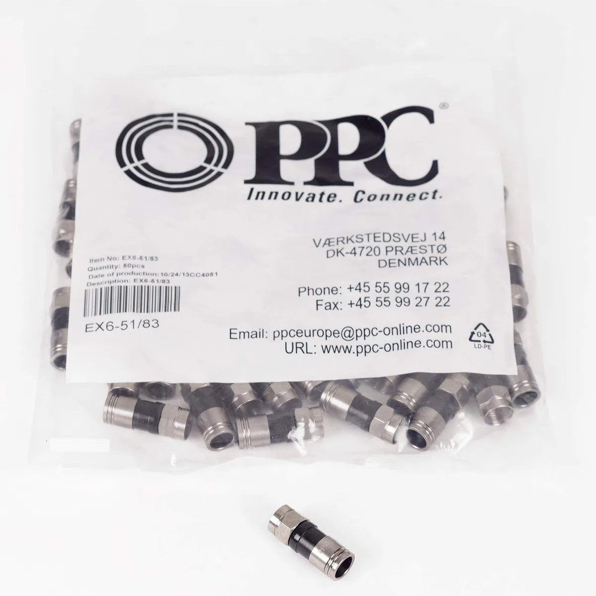 Ppc - Ex6 51/83 - Tasche mit 50 Stück