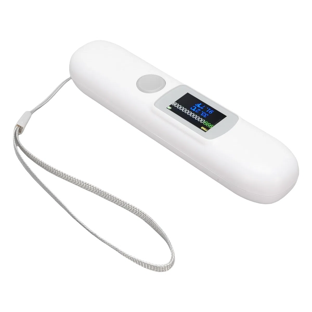 Sxhlseller Haustier-Mikrochip-Scanner mit Bluetooth und Temperaturüberwachung, 1,14-Zoll-Farbbildschirm, Tiermarkenleser, Kompatibel mit den Standards FDX-B ISO 11784 und 11785
