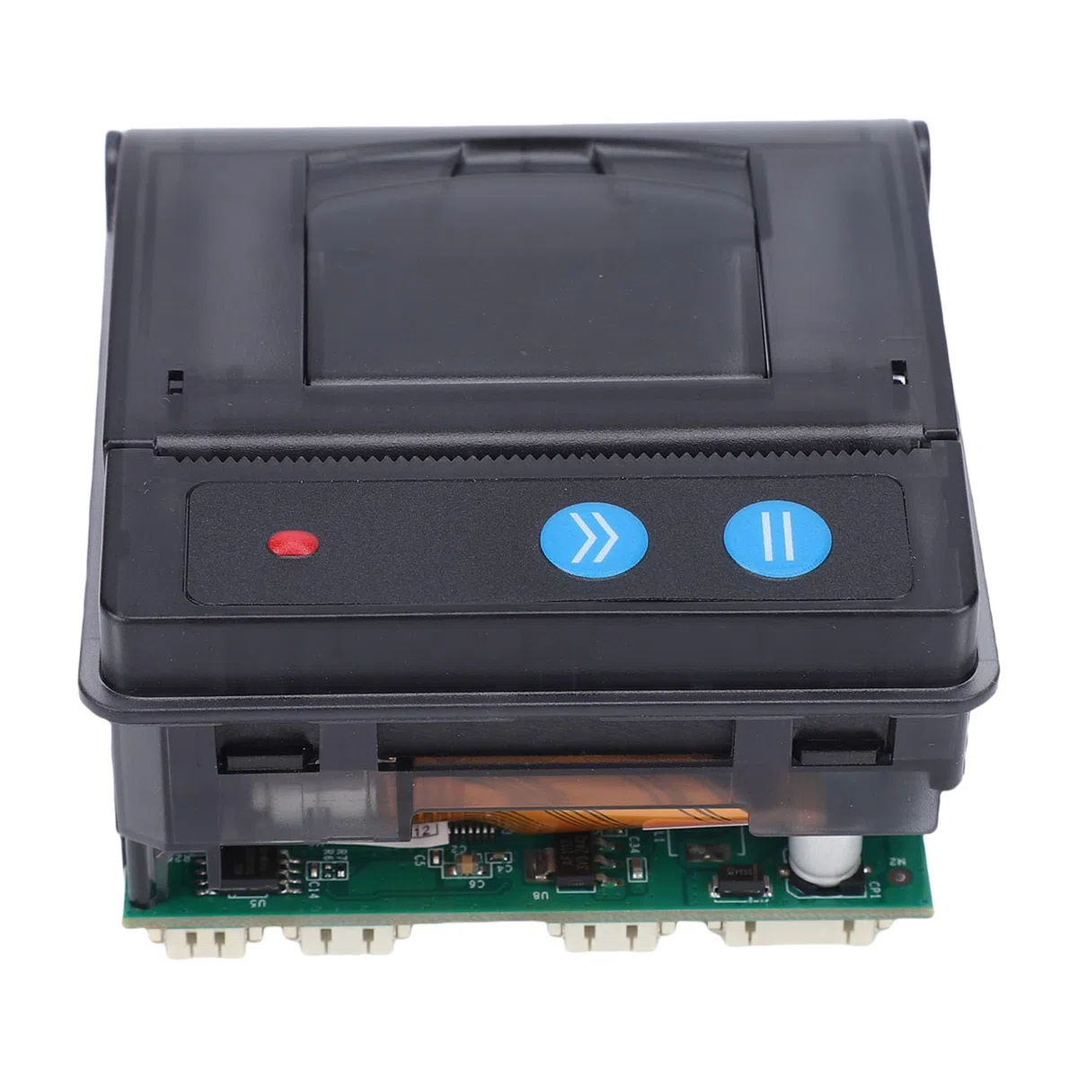 Asixxsix Mikro Thermodrucker, Integrierter 58 mm Thermo Belegdrucker mit Seriellem TTL RS232 USB Anschluss, für Industrielle Steuerungscomputer von POS Geräten