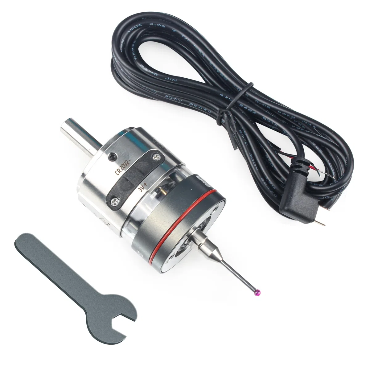 RATTMMOTOR Kantentaster,3D-Taster Kantensucher, CNC Photoelektrischer Kantenfinder WP500,Präzision 0,001mm Kompatibel Mach3 und GRBL für CNC-Fräsmaschine Automatische Zentrierungs (V6-Serie)