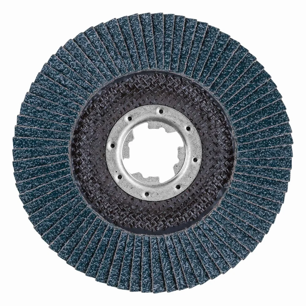PFERD TOOLS Fächerscheibe POLIFAN, 10 Stück, 125mm, Z60, X-LOCK (22,23 mm), PSF STEELOX, 67666126 – für hohe Wirtschaftlichkeit durch aggressive Zerspanung bei guter Standzeit