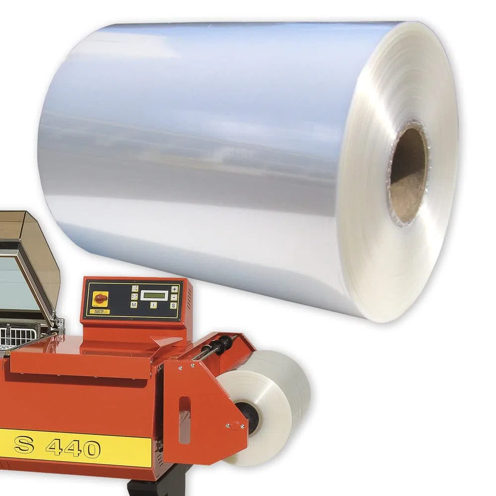 Halbschlauch Schrumpffolie 300 mm, 23,5 µm, 850 m - Folie für Food- und Non-Food-Produkte für Verpackungsmaschinen