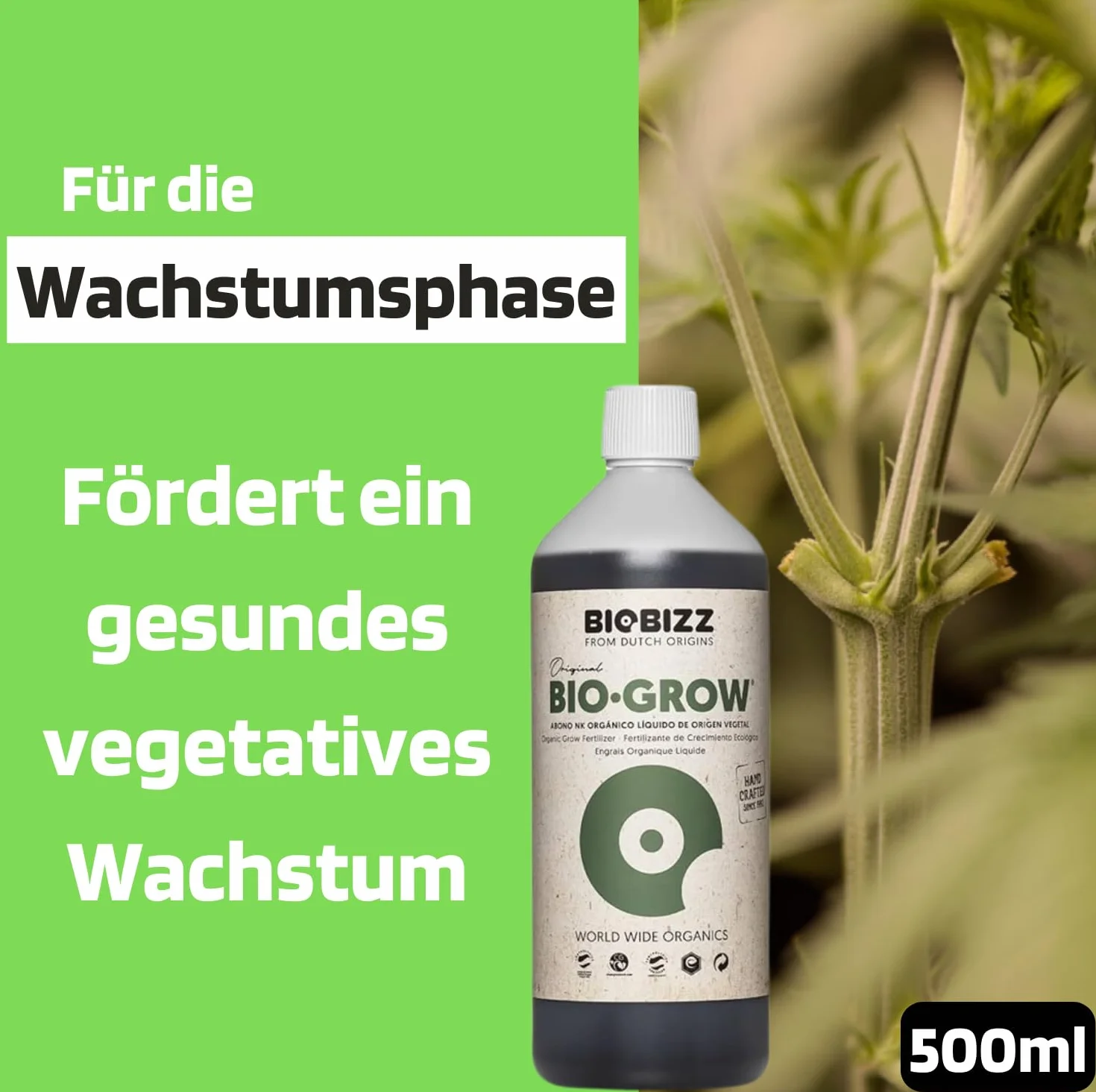 Starter Pack Biobizz Dünger Set | Pflanzendünger Starterset GrowSet Indoor | Naturdünger | Flüssiger