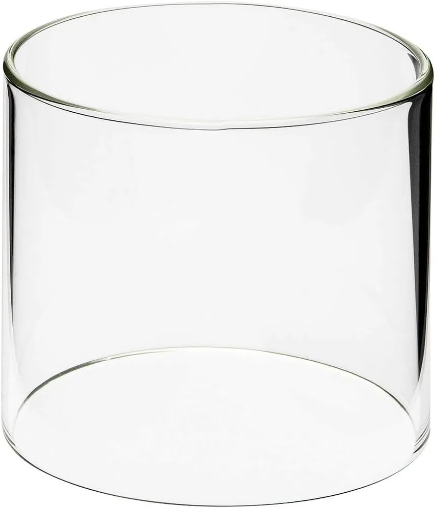Zylinder klares Borosilikat Glas ohne Boden Höhe ca. 200 mm Außen Durchmesser 150 mm klar Glas Kanten geglättet Wandstärke 3 mm