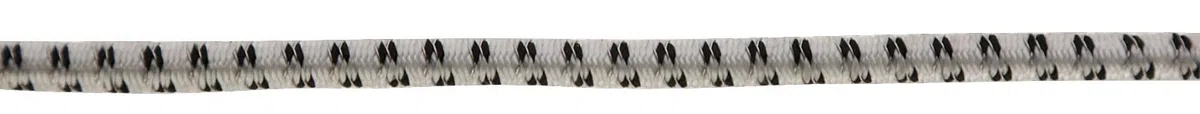 Kerbl Gummi Elektroseil (weiß/schwarz, 50 m Länge, 7 mm Durchmesser, Tierzaun, Zubehör Weidetiere, Tierzubehör) 441891