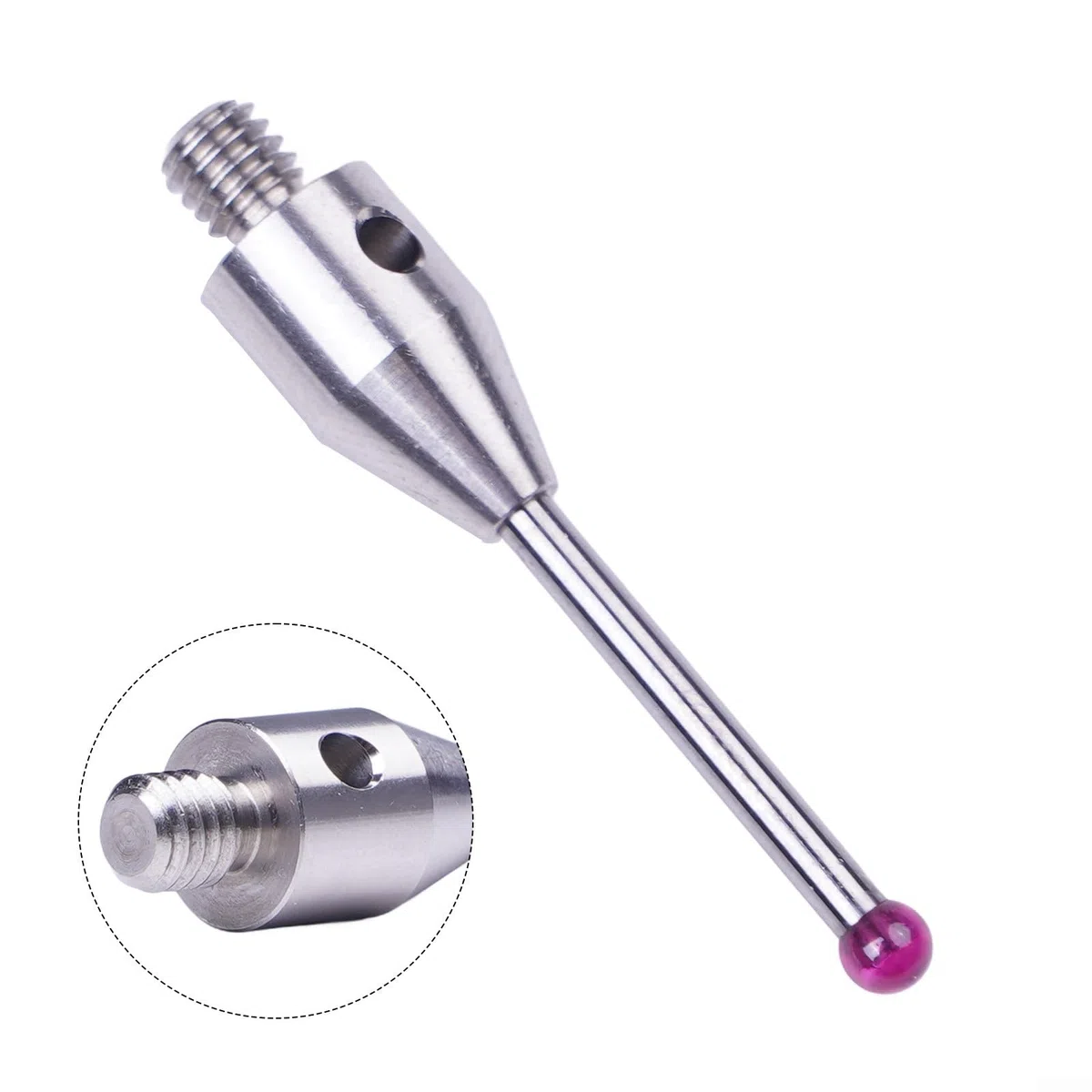 WP-500 V6 Anti-Roll-3D für Kantenfinder-Sonde für CNC-Fräsmaschinen – X±Y±Z Berührungserkennung, IP56 bewertet, NPN-NO-Ausgang, 135 × 112 × 61 mm Metallwerkzeug (Sonde)