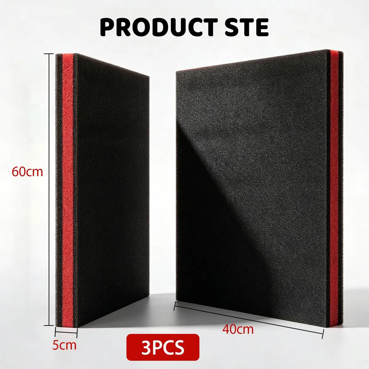 3 Stück 600 x 400 x 50 mm Werkzeugkisten Schaumstoff Zuschnitt Polyethylenschaumstoff Schaumstoffeinlage Werkzeug Kamerakoffer Werkzeugkoffer Schaumstoffplatte Multilayer Schaumstoff
