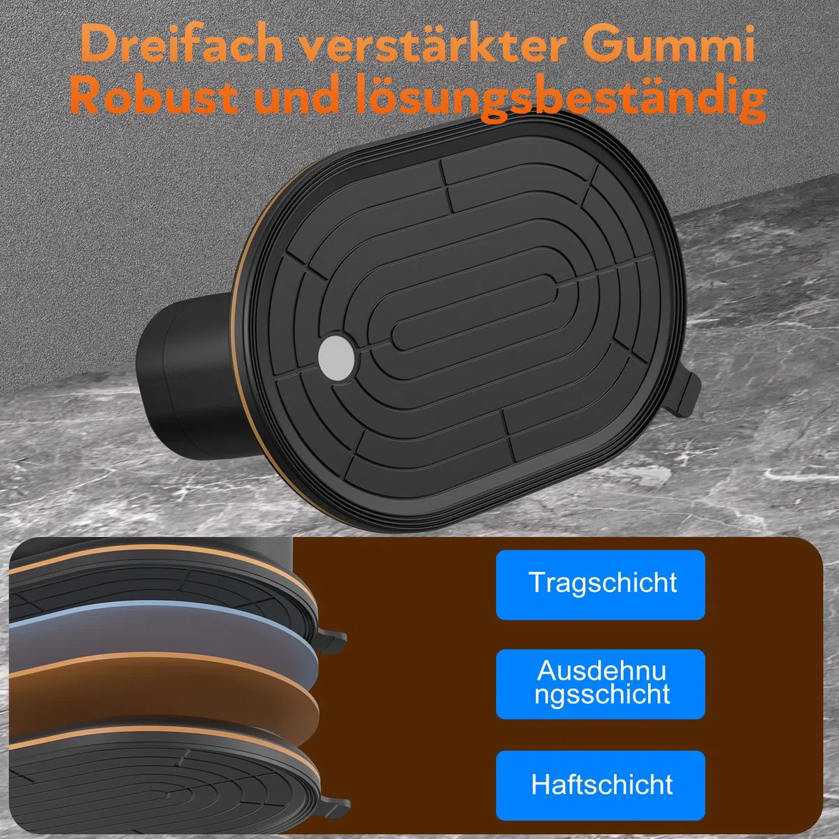 2 Stück Akku Saugheber, 300kg Saugkraft Saugheber Fliesen Akku mit Doppelmotor, LCD-Display, 4000 mAh integrierter Lithium-Ionen-Akku, Durchmesser 24 cm, Saugheber Akku für Fliesen, Glas, Marmor