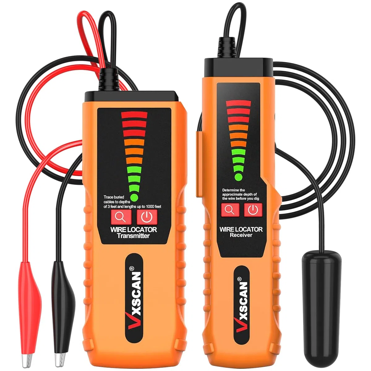 Underground Kabel Draht Locator, Drahtsuchgerät Tracer F04 zum Auffinden von Bruchkabeln, Bewässerungsdrähten
