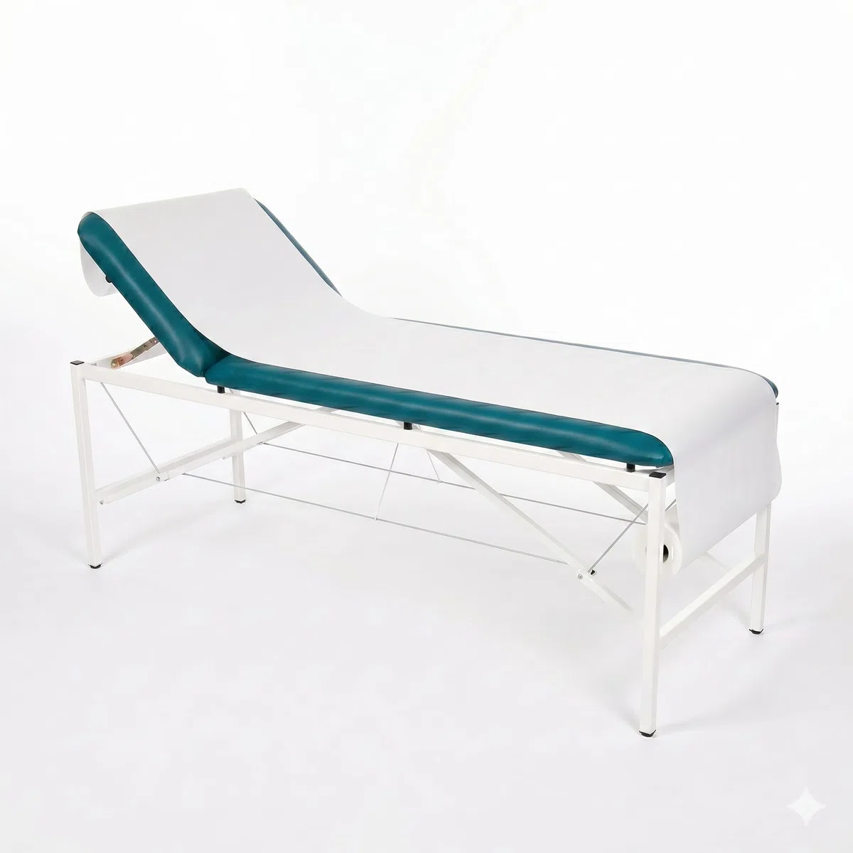 Ärztekrepp Ärzterolle 2-lagig | 6 Rollen | Größe 50cm x 50m | Perforierte Papierrolle | Liegenabdeckung | für Krankenhäuser, Praxen und Tattoostudios