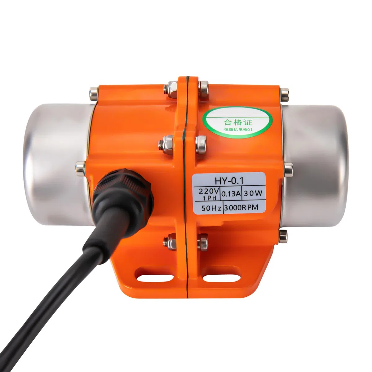 Vibrationsmotor 30W, Asynchrones Vibrator Vibration Motor elektrischer Rüttler Geräuscharm Mehrzweckmotor für Bergbau Metallurgie Kohle Elektrizität Bauwesen Chemie usw