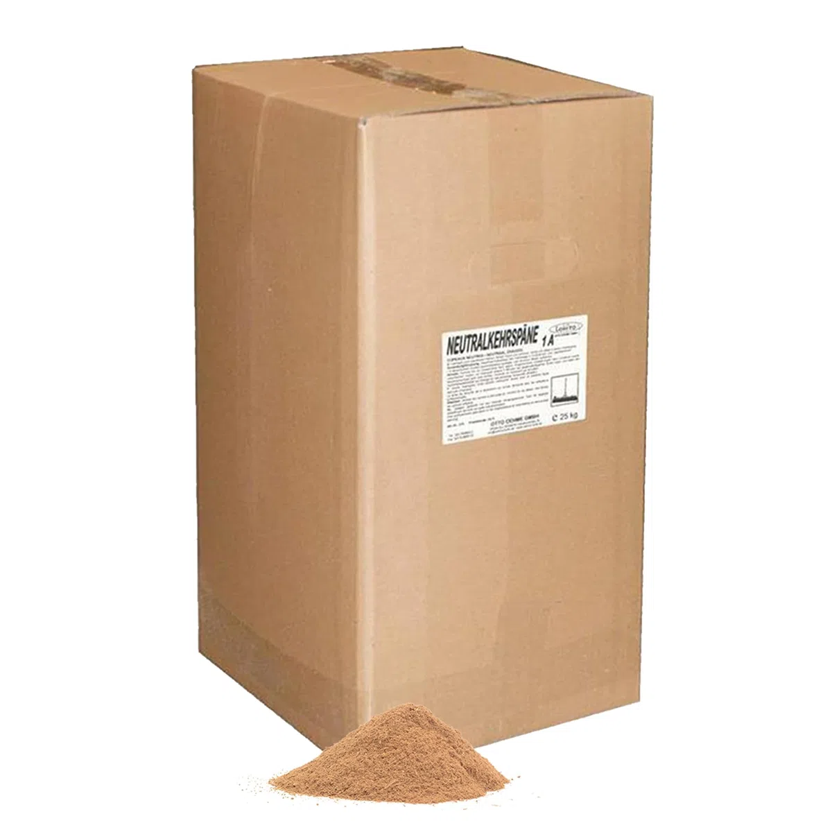 Lorito Neutralkehrspäne 25 kg, Kehrspäne staubbindend, Kehrmehl zur Bodenreinigung, Werkstatt und Industrie, Benzin, Fett und Öl binden