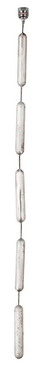 Magnesium Kettenanode 33 x 800 mm 1 1/4" DN32 flexibel 5-teilig mit PTFE-Dichtung Magnesiumanode Opferanode Schutzanode
