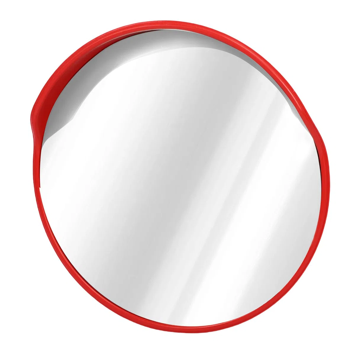 Konvexer Spiegel, Bruchsichere PC-Oberfläche, Verstellbarer Weitwinkel-Sicherheitsspiegel, Toter-Winkel-Spiegel mit 60-mm-Stangenhalterung für Einfahrten, Garagen, Flure, (30 cm)