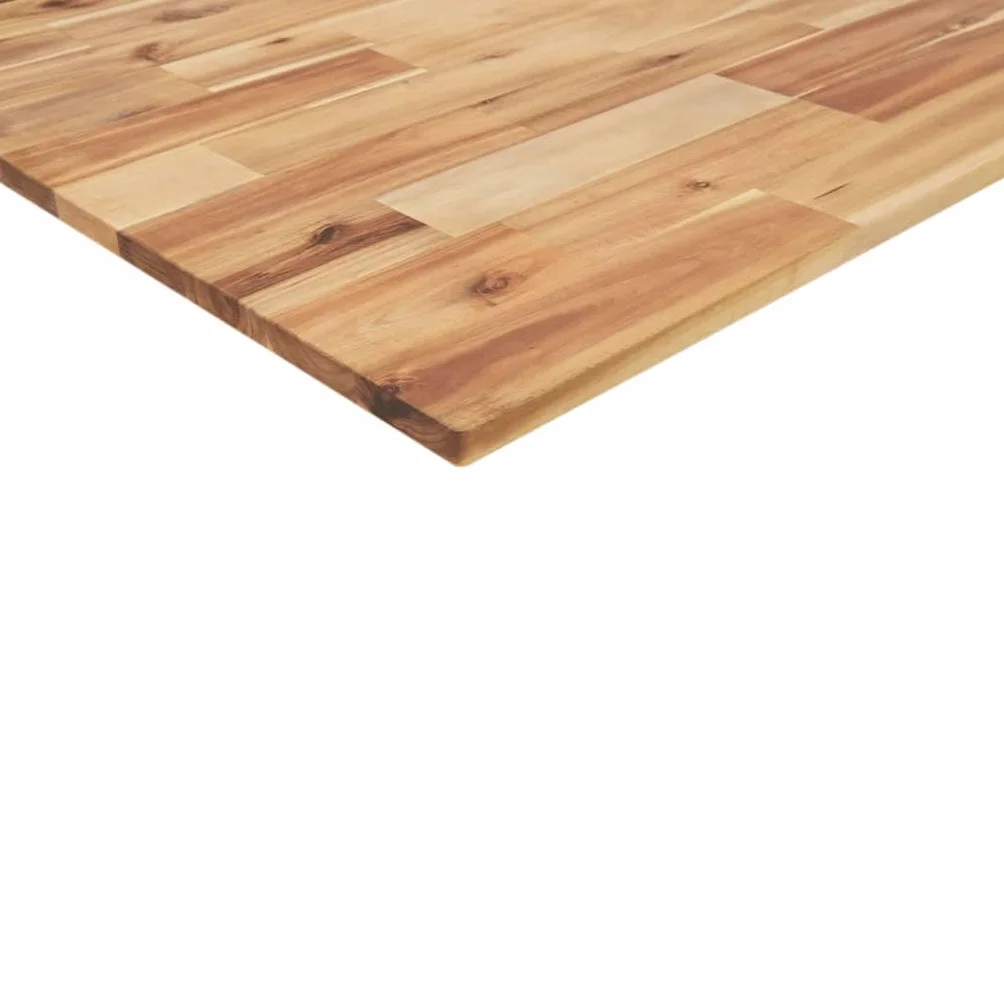 vidaXL Tischplatte, Holzplatte Quadratisch, Massivholzplatte für Esstisch Bartisch Beistelltisch, Ersatztischplatte, 50x50x2cm Massivholz Akazie