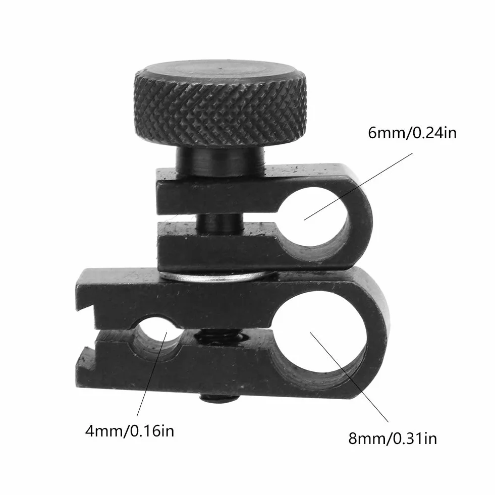 Messuhr Spannfutter, Halter Spannhülse Hebel Messuhr Drehschwalbenschwanzfutter Clip Magnetständer für Messuhr 8MM 6MM 4MM