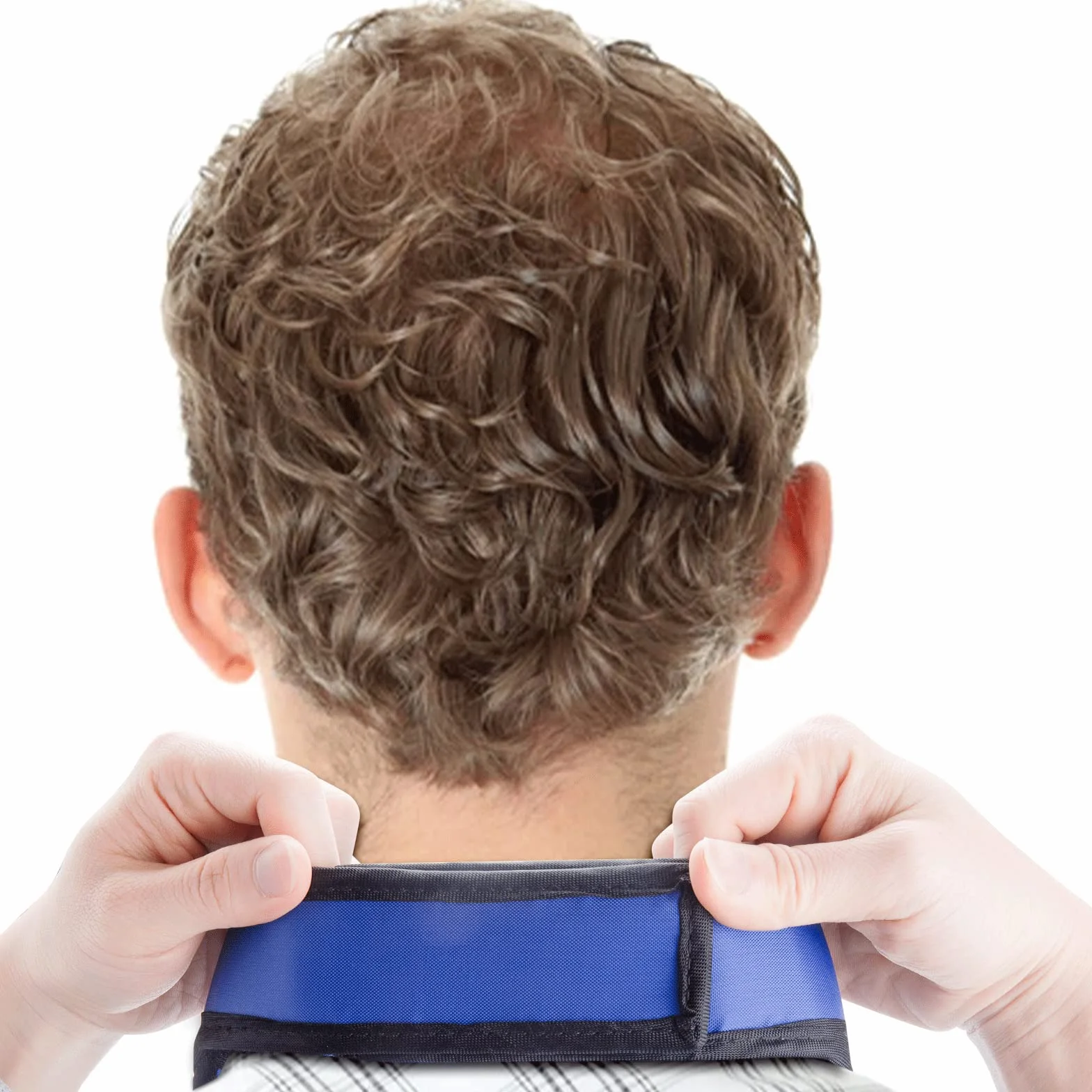 Dental Lead Thyroid Shield Collar 0.5mmPb - Leichter Bleischutz für Krankenhäuser Labore Pflegeheime Erwachsene Unisex (Blau)