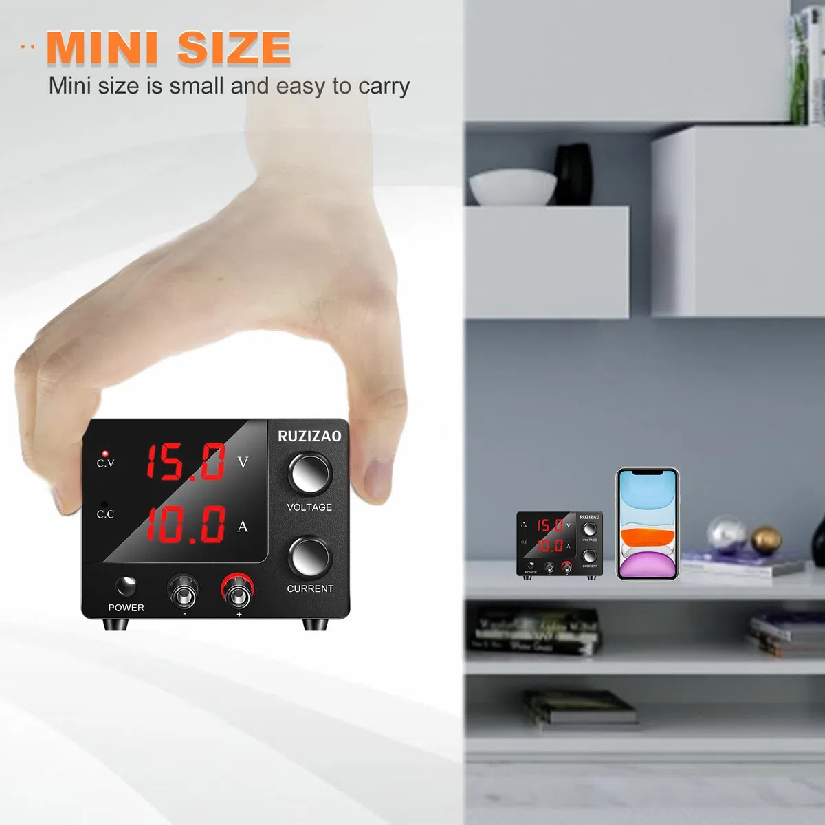 Kleines Labornetzteil 0~30V 0~10A 150W Fixed Leistung 3 Digit-Anzeige mit Encoder Einstellbar 30V 5A 15V 10A Labornetzgerät DC Regelbar Netzgerä Galvanik Labor DIY Labor DC-Stromversorgungen