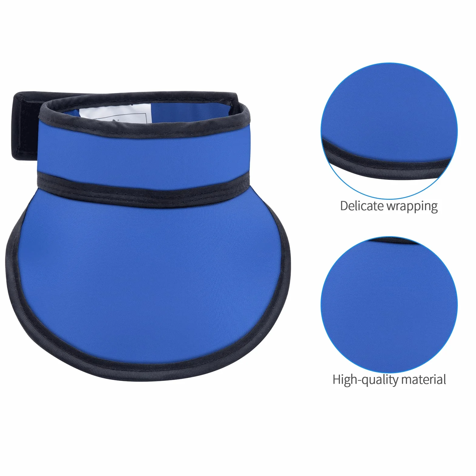 Dental Lead Thyroid Shield Collar 0.5mmPb - Leichter Bleischutz für Krankenhäuser Labore Pflegeheime Erwachsene Unisex (Blau)