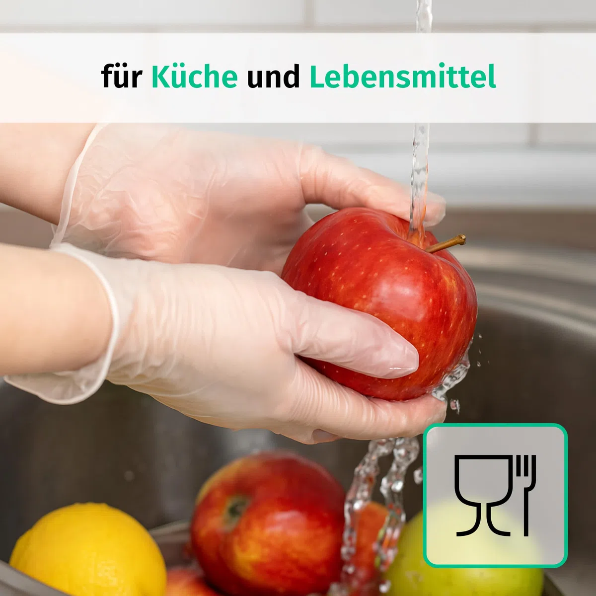 SF Einweghandschuhe M Transparent - 1000 Stück (10 Boxen) Vinylhandschuhe, Puderfrei, Latexfrei, Untersuchungshandschuhe, Putzhandschuhe, Gummihandschuhe für Medizin, Küche, Tattoo, Reinigung