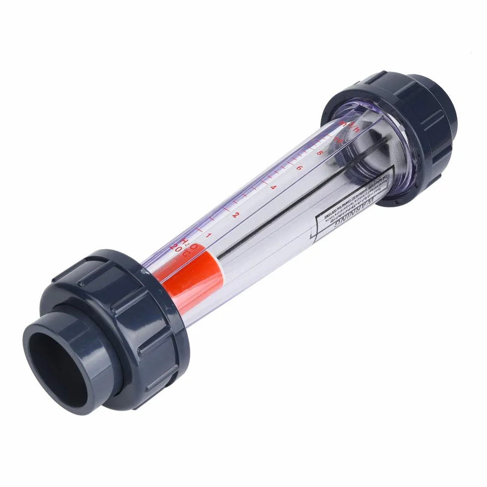 Flüssigkeitsdurchflussmesser 1-10 m³/h Hochpräziser ABS-Rohrdurchflussmesser Innendurchmesser 40 mm