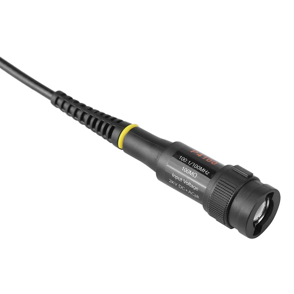 Oszilloskop-Tastkopf P4100 100X Mit Zubehörsatz Für Hohe Spannung 2 KV 100 MHz Bandbreite Tastkopf Für Oszilloskop P4100 100X Für Messungen In Hochspannungsanwendungen