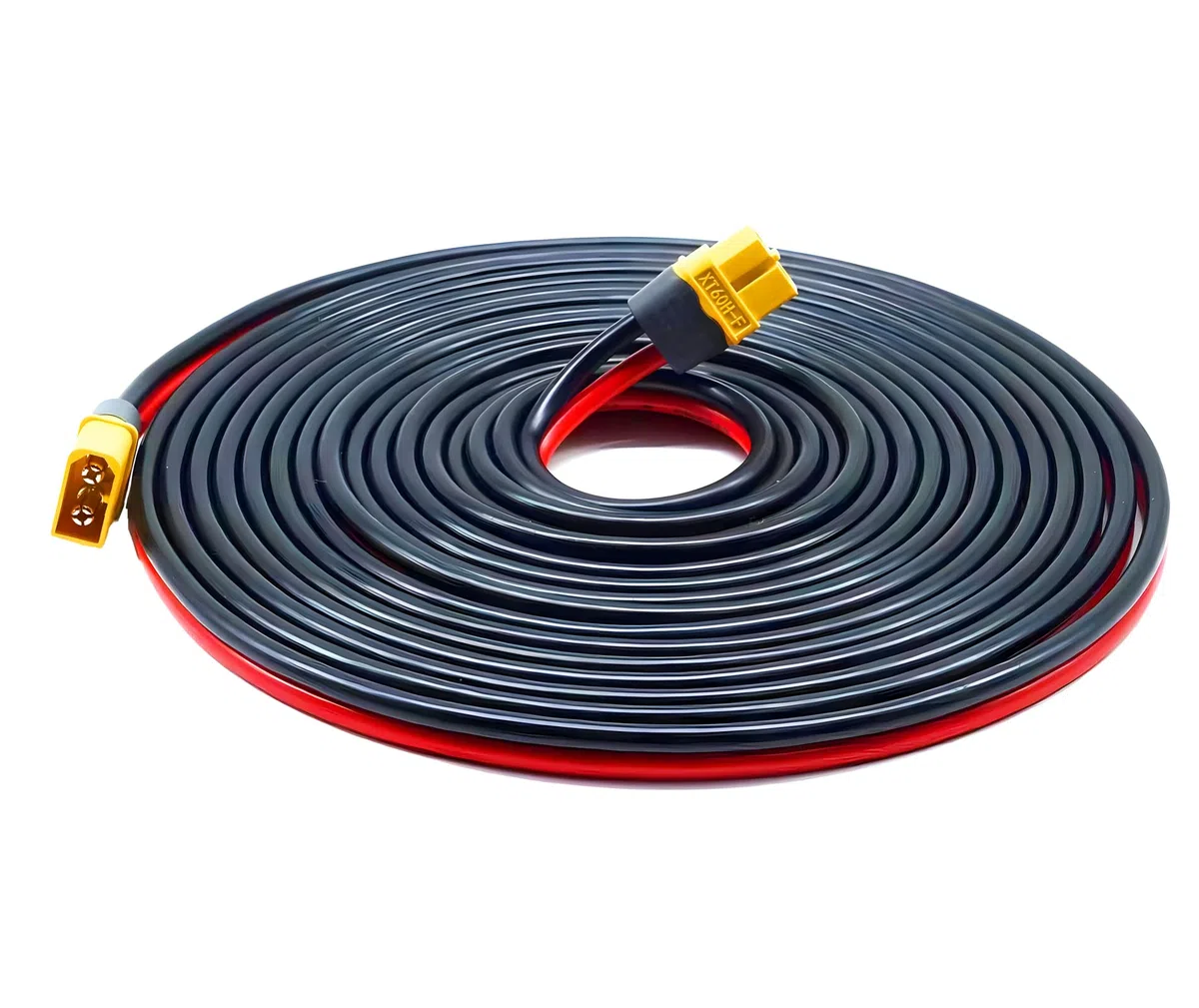 XT60 Kabel Verlängerung 5m, Solar Power Supply XT60 Buchse zu Stecker Verlängerungskabel 5m 12AWG Kompatible mit Anker EcoFlow Powerstaion Solarpanel