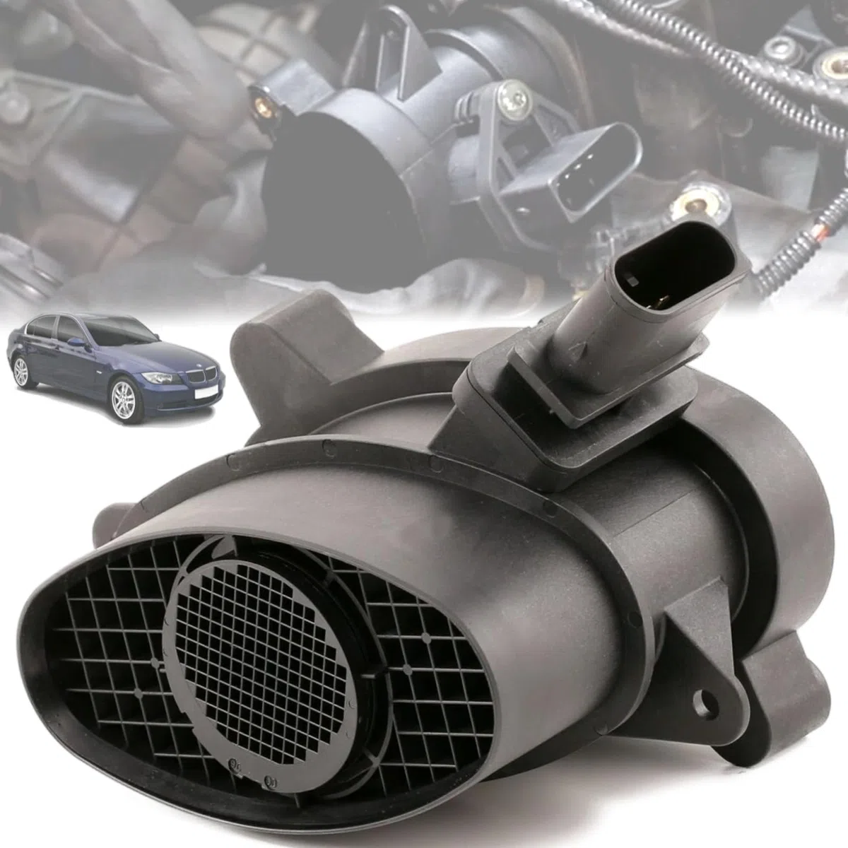 Twowinds - Durchflussmesser 0928400529 Kompatibel mit BMW E46 E53 E60 E61 E65 E66 E67 E90 E91 E92 E93 E87 E83 X5 X6 X3-13627788744 - 77 182211. 04 – 70640146 – Luftdurchflussmesser