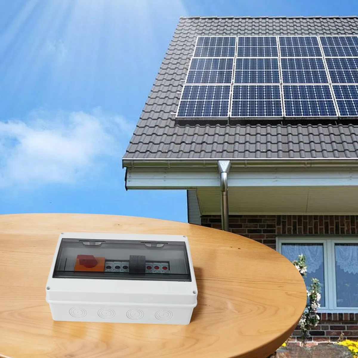 Solar PV Combiner Box 3 String 1000V 3 In 1 Out with Over Load Protection, DC Fuse, 4P DC MCB and Isolating Switch for Efficient Solar Power Systems